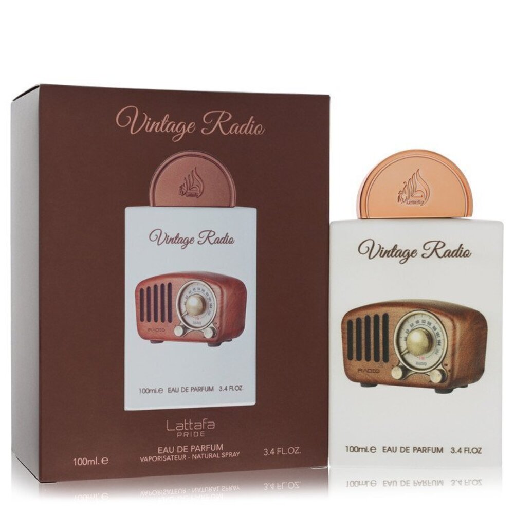 Lattafa Pride Vintage Radio by Lattafa Eau De Parfum Spray (Unisex) 3.4 oz